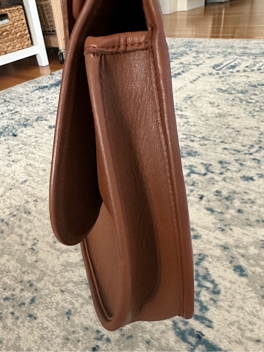 Vintage Coach Leather Saddle Bag 9988 cashin crescent saddle bag - Picture 9 of 14